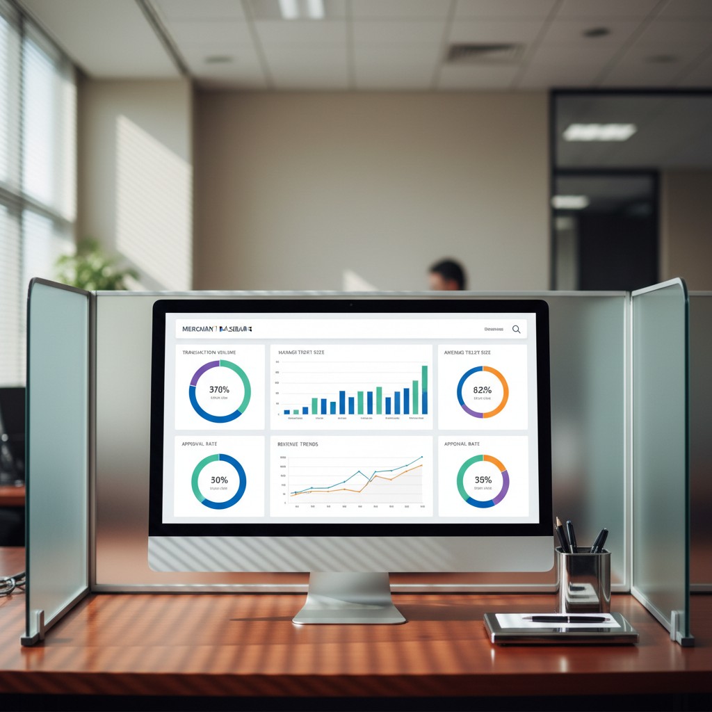 A computer screen displaying financial data for a company, likely a dashboard for monitoring daily transactions.